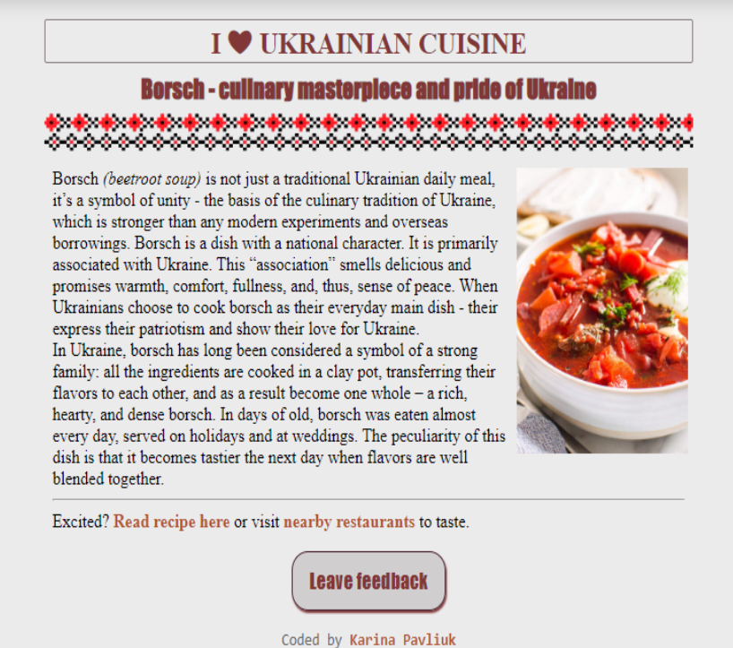 Borsch-app-project